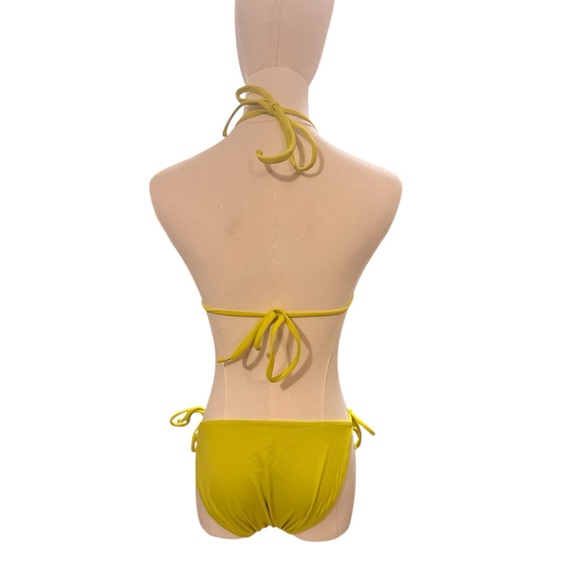J.Crew Chartruse (Yellowish Green) String Bikini Set - Picture 4 of 11